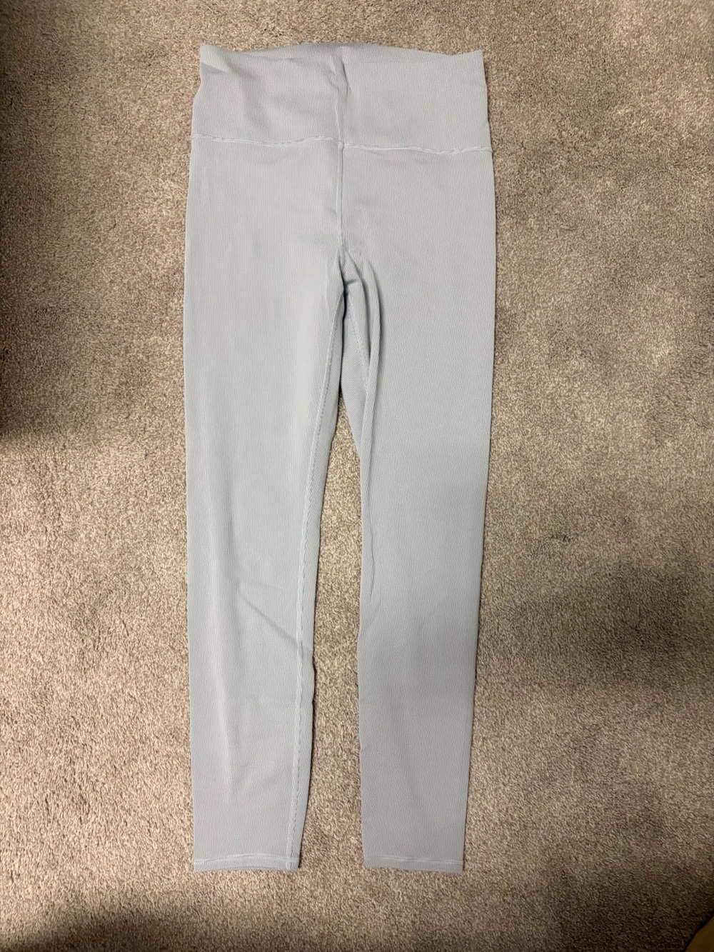 Vuori Light Gray High-Waist Leggings